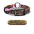 1" Hunting Camo Nylon Center Ring Dog Collar with Brass Name Plate