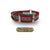 1" Reflective Premium Glow Tuff Center Ring Dog Collar with Brass Name Plate