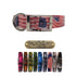 1" Pattern Premium Glow Tuff D Ring Dog Collar with Brass Name Plate