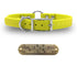 1" Tuff Skin Center Ring Dog Collar with Brass Name Plate