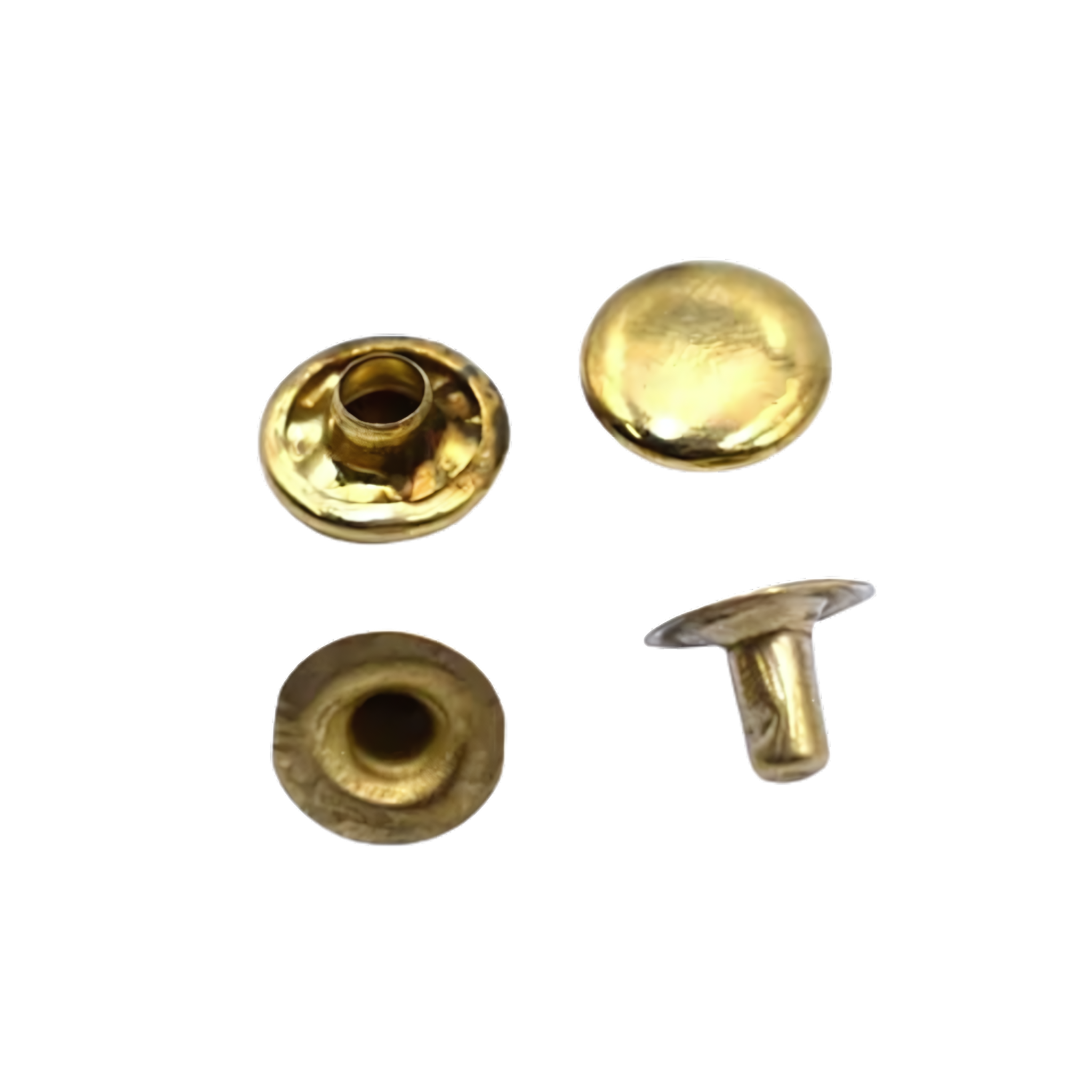 Brass Plated Snap Rivets