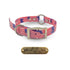 3/4" Pattern Premium Glow Tuff Center Ring Dog Collar