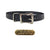 3/4" Basic Dog Collar with Brass Name Plate