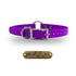 3/4" Solid Premium Glow Tuff Center Ring Dog Collar