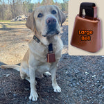 Copper Dog Collar Bell