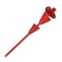 Dome Firm Soil Tie-Out Stake - High Visibility