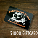 Outdoor Dog Supply Gift Card $10-$1000