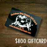 Outdoor Dog Supply Gift Card $10-$1000