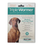 Durvet Triple Wormer for Medium and Large Dogs 25.1 LBS to 200 LBS