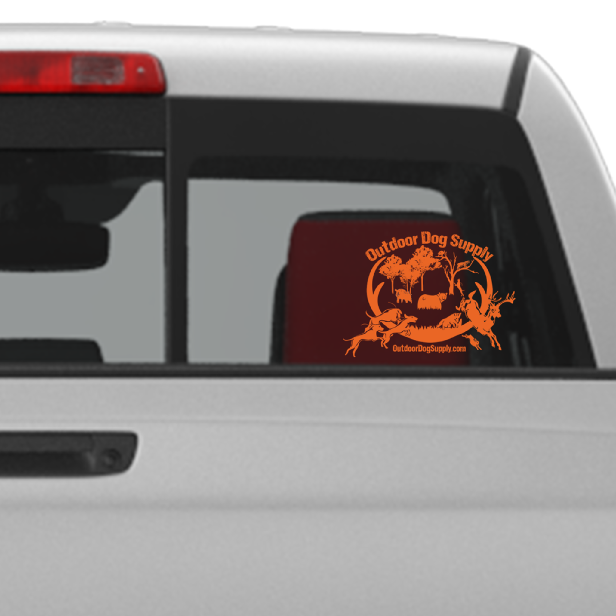 Outdoor Dog Supply Vinyl Truck Sticker