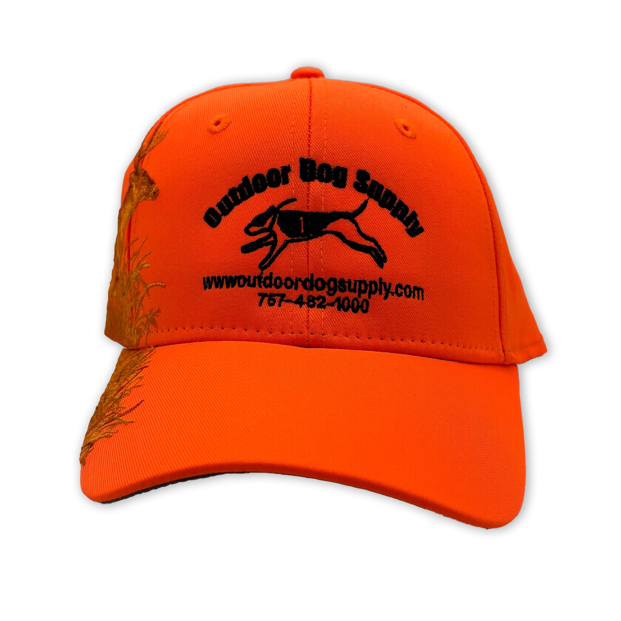 Outdoor Dog Supply Deer Embroidered Hat