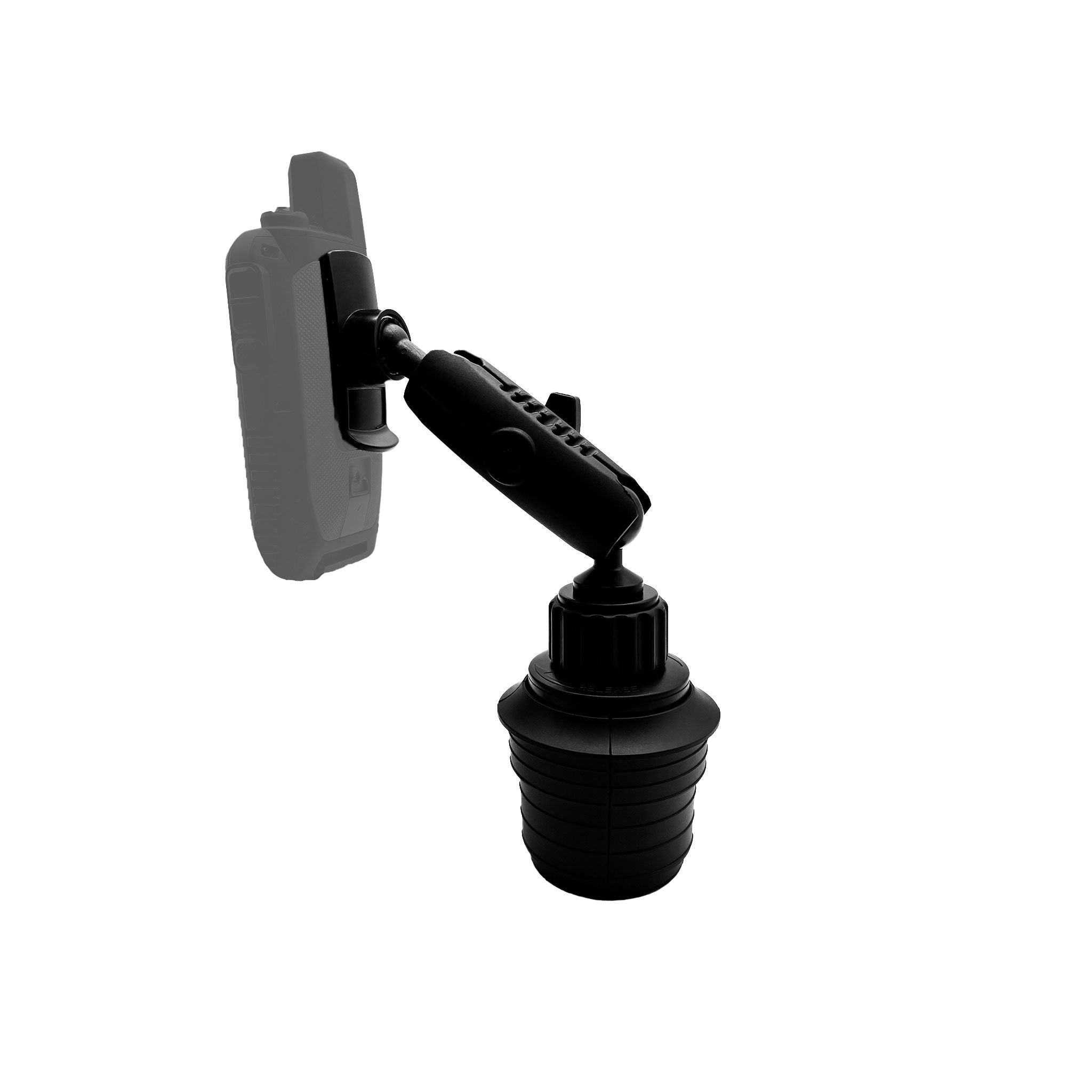 Premium Adjustable Cup Mount for Garmin Alpha Handheld, Astro Handheld