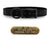 1" Solid SoftFlex Beta D Ring Dog Collar with Brass Name Plate