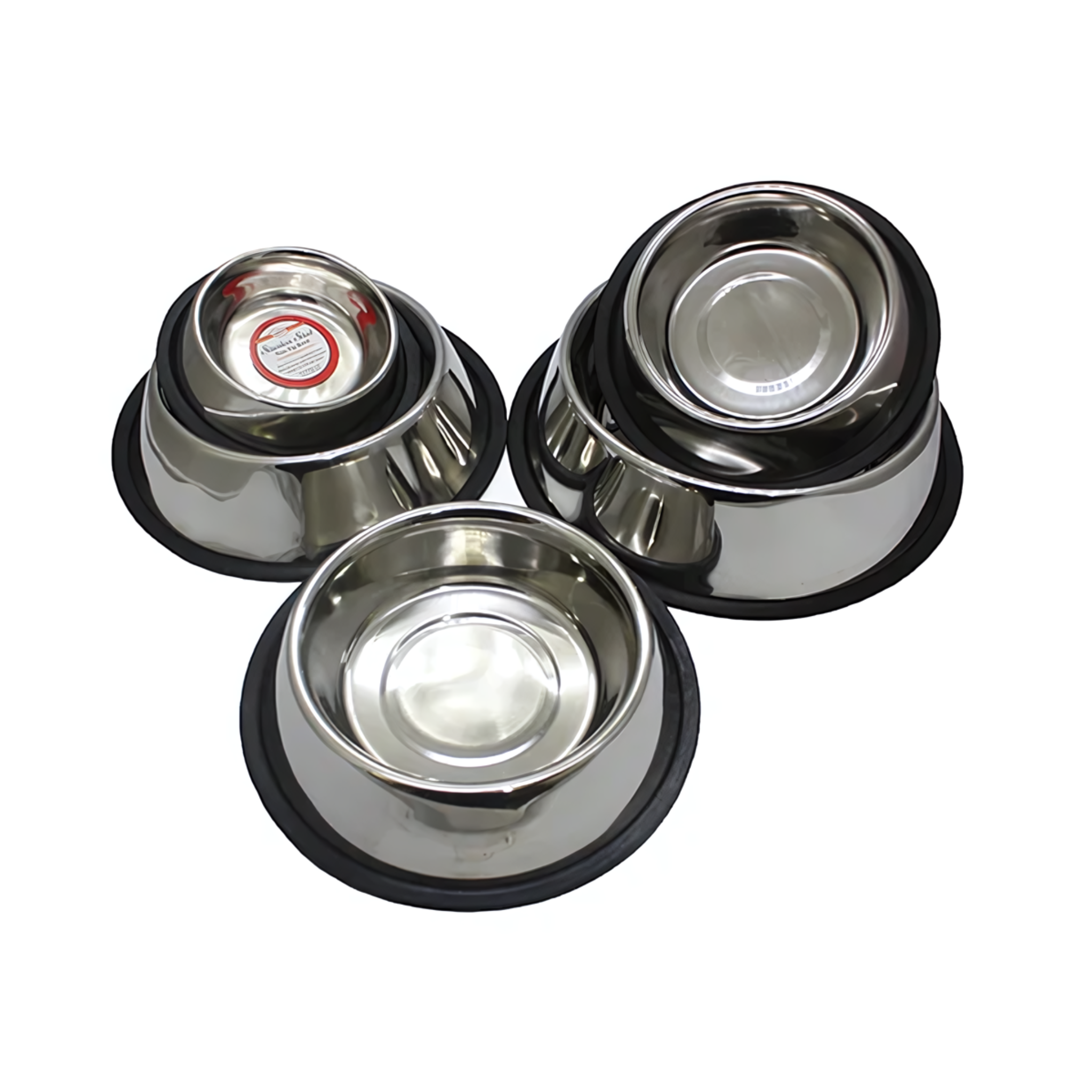 Stainless Steel Non-Tip Dog Bowl