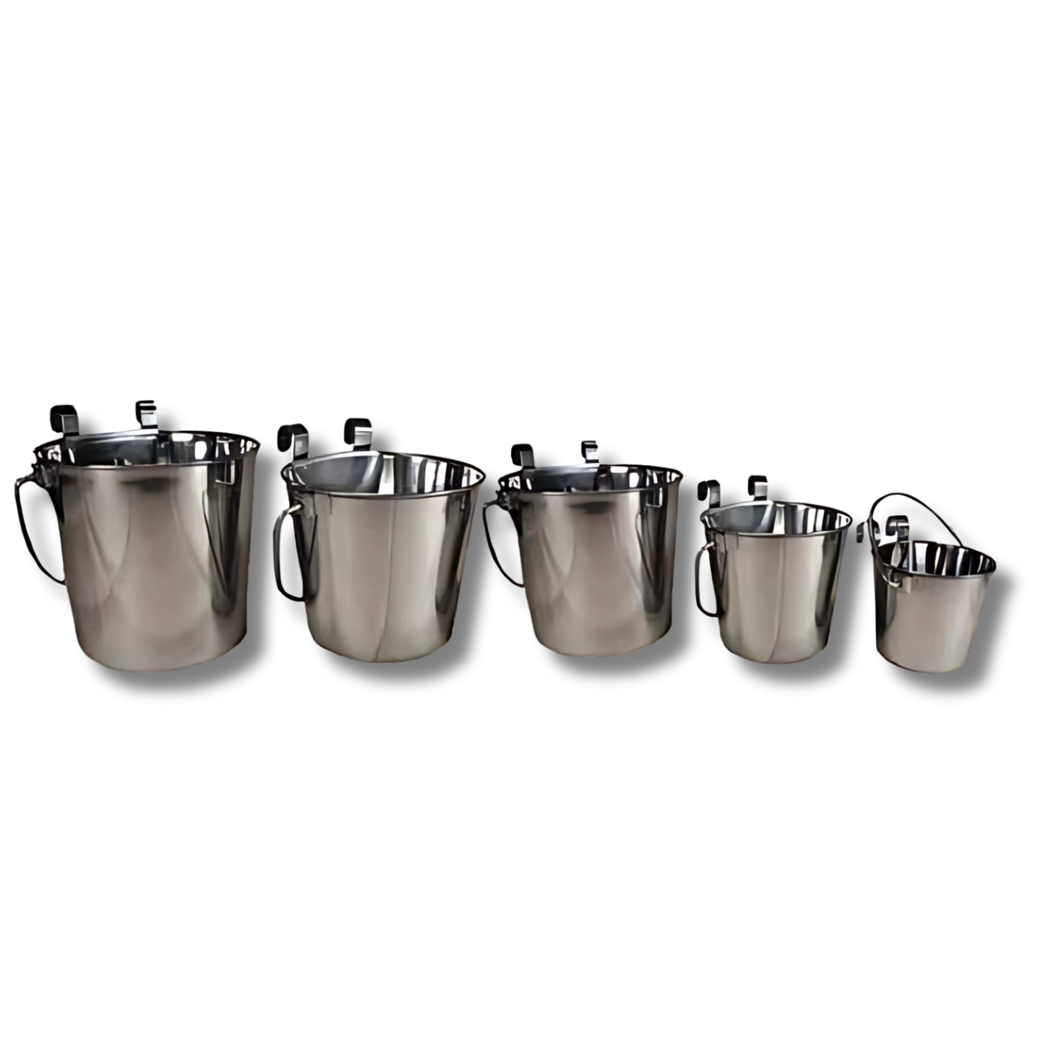 Stainless Steel Hook Dog Pail Bucket