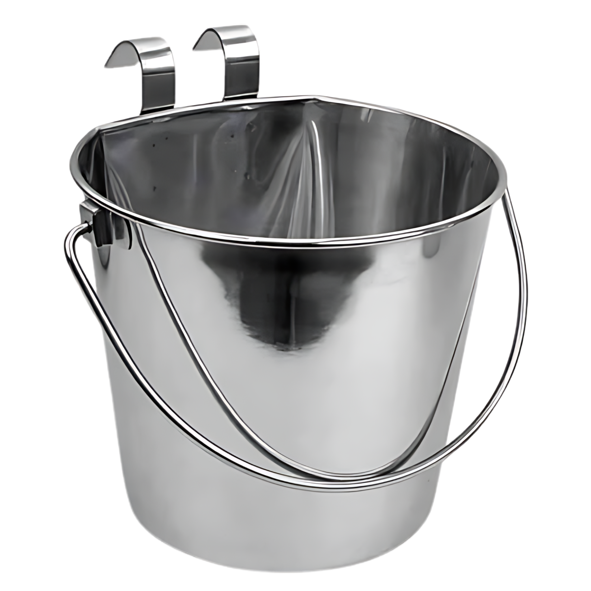 Stainless Steel Hook Dog Pail Bucket