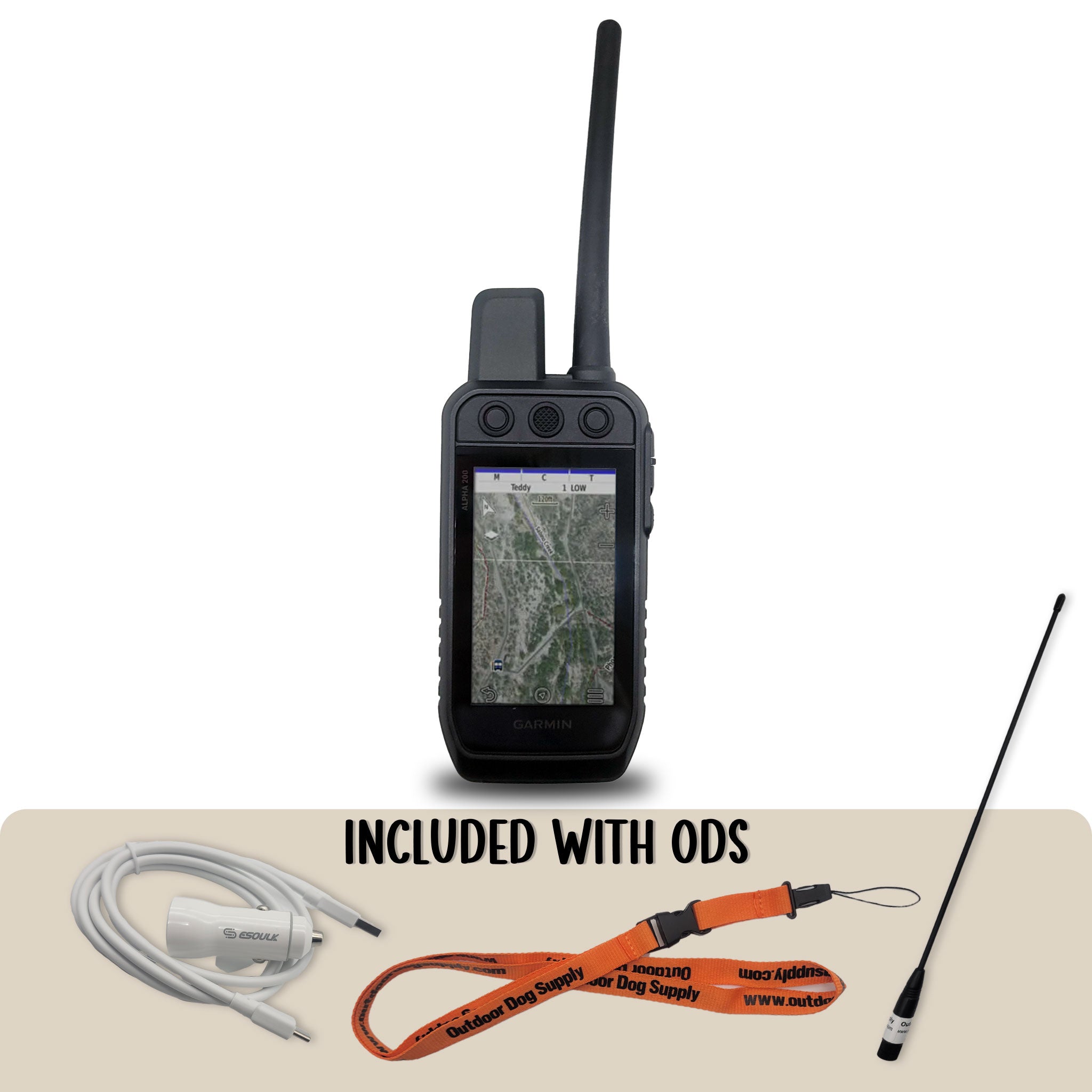 Garmin Alpha 200 GPS Track Train Handheld Outdoor Dog Supply