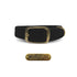 Mendota Pet Double Braided Name Tag Collar With Gold Hardware