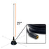 Extended Reach Magnetic Mount with Whip Antenna for Garmin Alpha & Astro [Ground Plane]