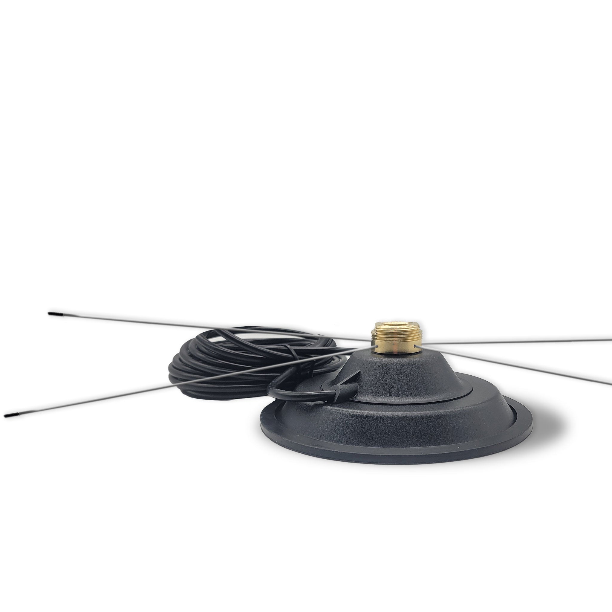 Extended Reach Magnetic Mount with Whip Antenna for Garmin Alpha & Astro [Ground Plane]