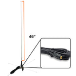 Extended Reach Bracket Mount With Whip Antenna for Garmin Alpha & Astro