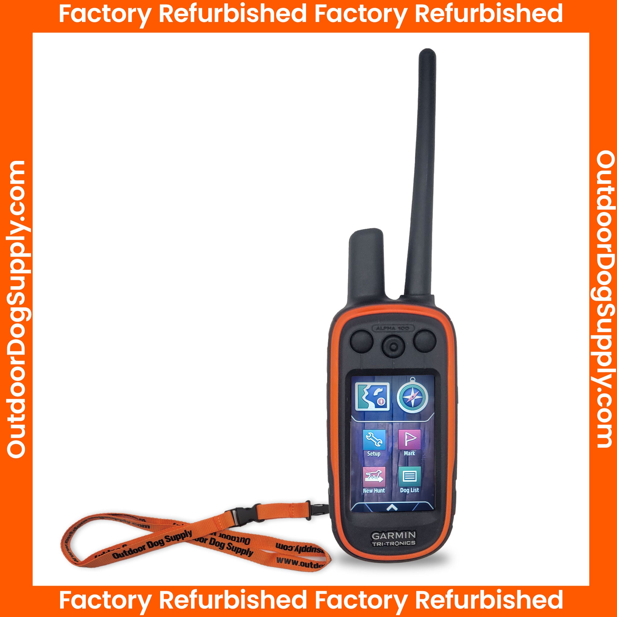 Garmin Alpha 100 Handheld Factory Refurbished Outdoor Dog Supply