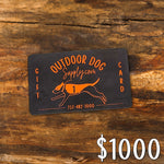 Outdoor Dog Supply Gift Card $10-$1000