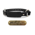 3/4" Leather Center Ring ID Dog Collar Strap