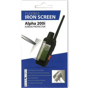 Flexible Iron Screen Protector for Garmin Alpha 300/300i and 200/200i