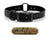 1" Solid SoftFlex Beta Center Ring Dog Collar with Brass Name Plate